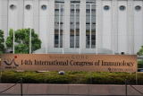 14th International Congress of Immunology in Kansai, Japan会場入口